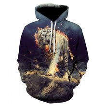 Load image into Gallery viewer, Men's new animal-print hoodie