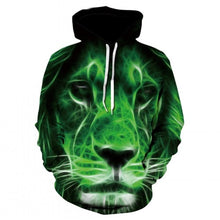 Load image into Gallery viewer, Men's new animal-print hoodie
