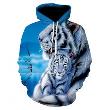 Load image into Gallery viewer, Men's new animal-print hoodie