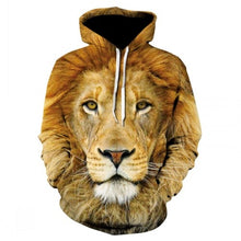 Load image into Gallery viewer, Men's new animal-print hoodie
