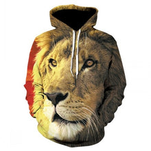 Load image into Gallery viewer, Men's new animal-print hoodie