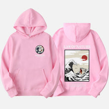 Load image into Gallery viewer, Autumn Japanese Print Men's Hoodies Hooded Streetwear Funny Cat Wave Velvet Hoody Men 2019 Winter Casual Unisex Black Sweatshirt