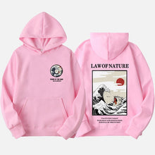 Load image into Gallery viewer, Autumn Japanese Print Men's Hoodies Hooded Streetwear Funny Cat Wave Velvet Hoody Men 2019 Winter Casual Unisex Black Sweatshirt