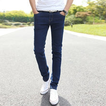 Load image into Gallery viewer, Jeans Slim Fit Fashion Denim Jeans for Male, Blue