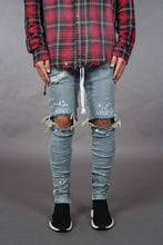 Load image into Gallery viewer, BDLJ 2019 Men Stylish Ripped Jeans Pants Biker Skinny Slim Straight Frayed Denim Trousers Fashion Skinny Jeans Men Clothes AB03