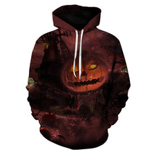 Load image into Gallery viewer, BIAOLUN 2019 Male Sweatshirt Pumpkin King Jack Skellington Evil Smile Pattern Spring Men Hoodies Cool Streetwear Halloween Party