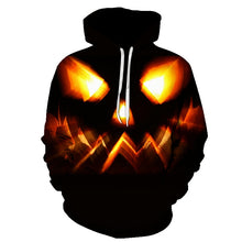Load image into Gallery viewer, BIAOLUN 2019 Male Sweatshirt Pumpkin King Jack Skellington Evil Smile Pattern Spring Men Hoodies Cool Streetwear Halloween Party