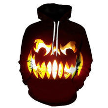 Load image into Gallery viewer, BIAOLUN 2019 Male Sweatshirt Pumpkin King Jack Skellington Evil Smile Pattern Spring Men Hoodies Cool Streetwear Halloween Party