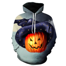 Load image into Gallery viewer, BIAOLUN 2019 Male Sweatshirt Pumpkin King Jack Skellington Evil Smile Pattern Spring Men Hoodies Cool Streetwear Halloween Party