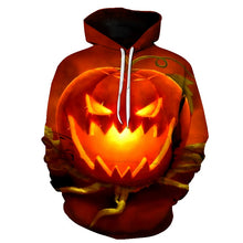 Load image into Gallery viewer, BIAOLUN 2019 Male Sweatshirt Pumpkin King Jack Skellington Evil Smile Pattern Spring Men Hoodies Cool Streetwear Halloween Party