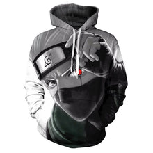 Load image into Gallery viewer, Best-selling anime Naruto 3D men and women hoodies sweatshirt fashion Sasuke spring / autumn Kakashi 3D casual Harajuku pullover