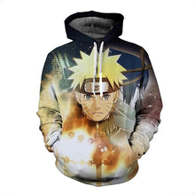 Load image into Gallery viewer, Best-selling anime Naruto 3D men and women hoodies sweatshirt fashion Sasuke spring / autumn Kakashi 3D casual Harajuku pullover