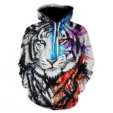 Load image into Gallery viewer, Men's new animal-print hoodie
