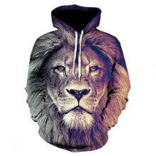 Load image into Gallery viewer, Men's new animal-print hoodie
