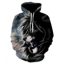 Load image into Gallery viewer, Men's new animal-print hoodie
