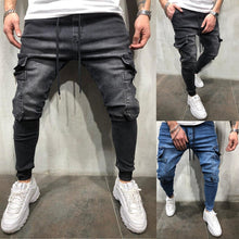 Load image into Gallery viewer, jeans Casual Trousers Hip hop sweatpants
