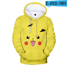 Load image into Gallery viewer, Autumn 3D Anime Pokemon Hoodies Men Women Hoodie Children Sweatshirts 3D Pokemon Hooded  boys girls Anime Kids Casual pullovers
