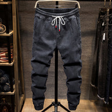 Load image into Gallery viewer, jeans men's elastic hip hop pants
