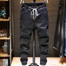 Load image into Gallery viewer, jeans men's elastic hip hop pants
