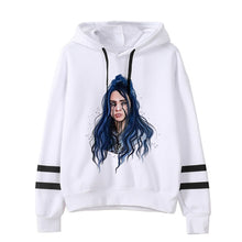 Load image into Gallery viewer, Billie Eilish Hoodies men/women funny hip hop fashion kawaii Sweatshirt Graphic harajuku 90s Tumblr hooded streetwear male
