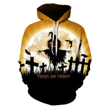 Load image into Gallery viewer, BIAOLUN 2019 Male Sweatshirt Pumpkin King Jack Skellington Evil Smile Pattern Spring Men Hoodies Cool Streetwear Halloween Party
