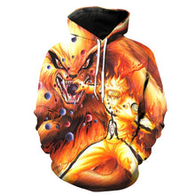 Load image into Gallery viewer, Best-selling anime Naruto 3D men and women hoodies sweatshirt fashion Sasuke spring / autumn Kakashi 3D casual Harajuku pullover
