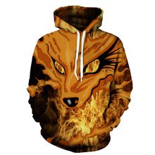 Load image into Gallery viewer, Best-selling anime Naruto 3D men and women hoodies sweatshirt fashion Sasuke spring / autumn Kakashi 3D casual Harajuku pullover
