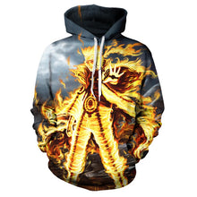 Load image into Gallery viewer, Best-selling anime Naruto 3D men and women hoodies sweatshirt fashion Sasuke spring / autumn Kakashi 3D casual Harajuku pullover

