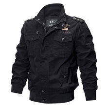 Load image into Gallery viewer, AFS JEEP Military Jacket Men Spring Autumn Cotton Male Casual Air Force Flight Jackets hombre Plus Size M-6XL Bomber Jacket Men
