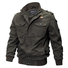 Load image into Gallery viewer, AFS JEEP Military Jacket Men Spring Autumn Cotton Male Casual Air Force Flight Jackets hombre Plus Size M-6XL Bomber Jacket Men
