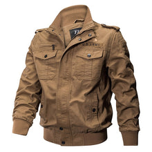 Load image into Gallery viewer, AFS JEEP Military Jacket Men Spring Autumn Cotton Male Casual Air Force Flight Jackets hombre Plus Size M-6XL Bomber Jacket Men
